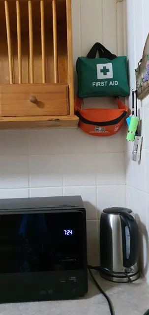 Kitchen shelves and everyday essentials