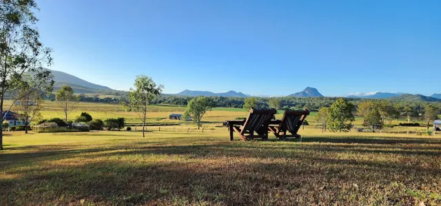 A wide view across the grounds