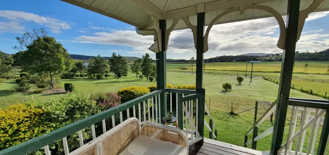 The view from the verandah