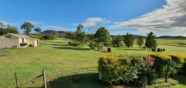 Lawns around the outbuildings