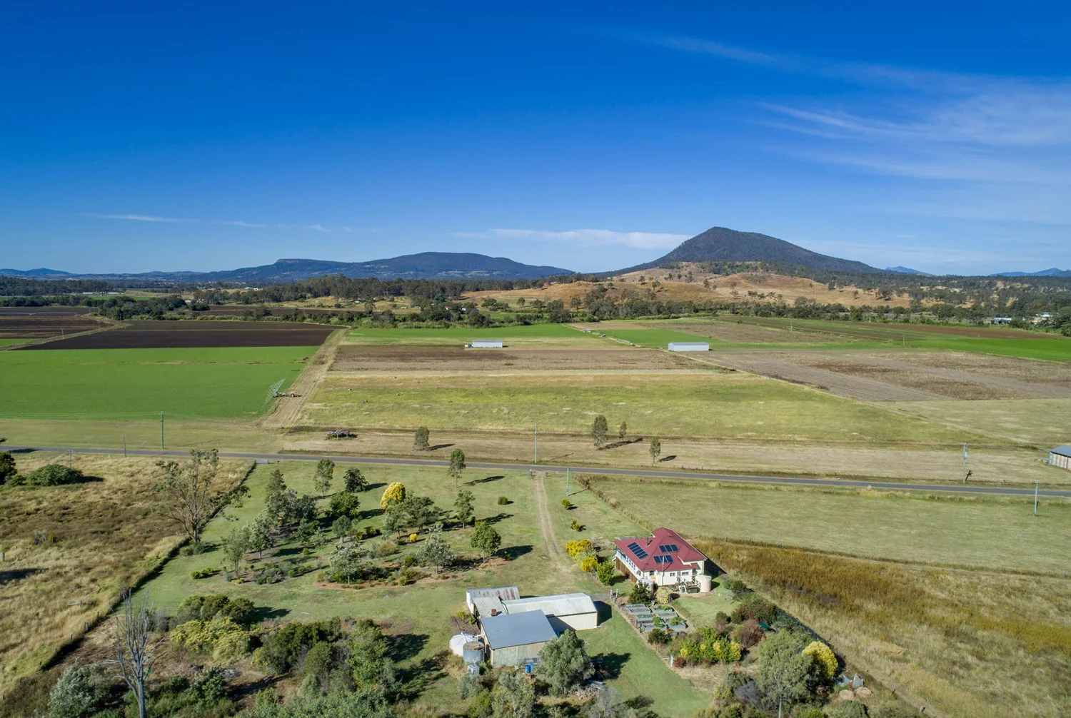 The Scenic Rim countryside around Mountview