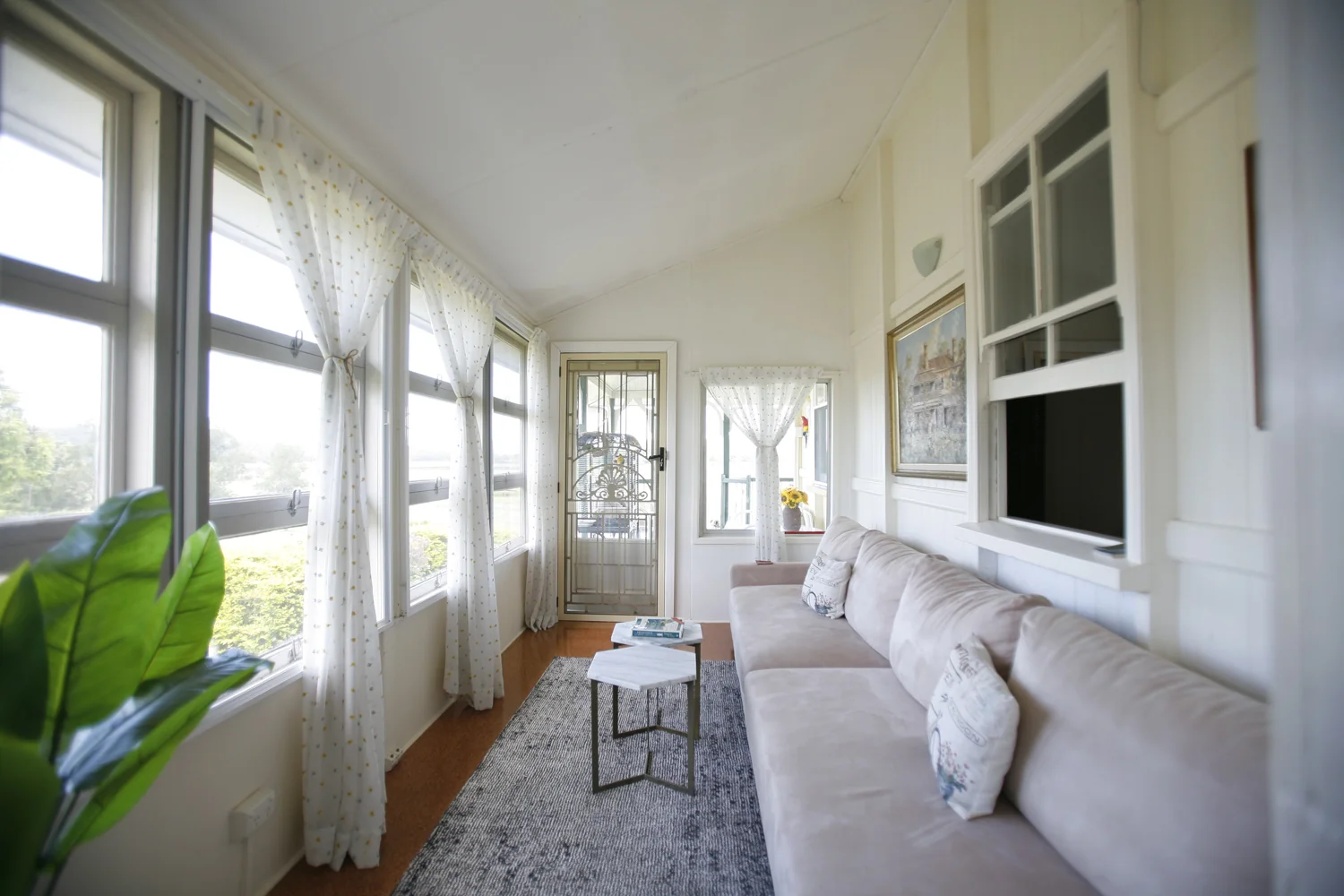 Sunlight in the Mountview sunroom